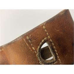 Swiss Schmidt-Rubin M1914 pioneer bayonet, with 48cm steel saw-back blade, the ricasso stamped, ''Waffenfabrik, Neuhausen'', the crosspiece stamped Swiss cross, steel scabbard, leather frog L64cm overall