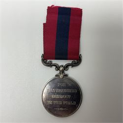 George V WW1 Distinguished Conduct Medal re-named to 1336 Sjt. D.R. Baxter R.F.C. with ribbon