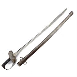 British 17th Lancers, Duke of Cambridge Own, 1899 cavalry sword, with L83cm single-edged s...
