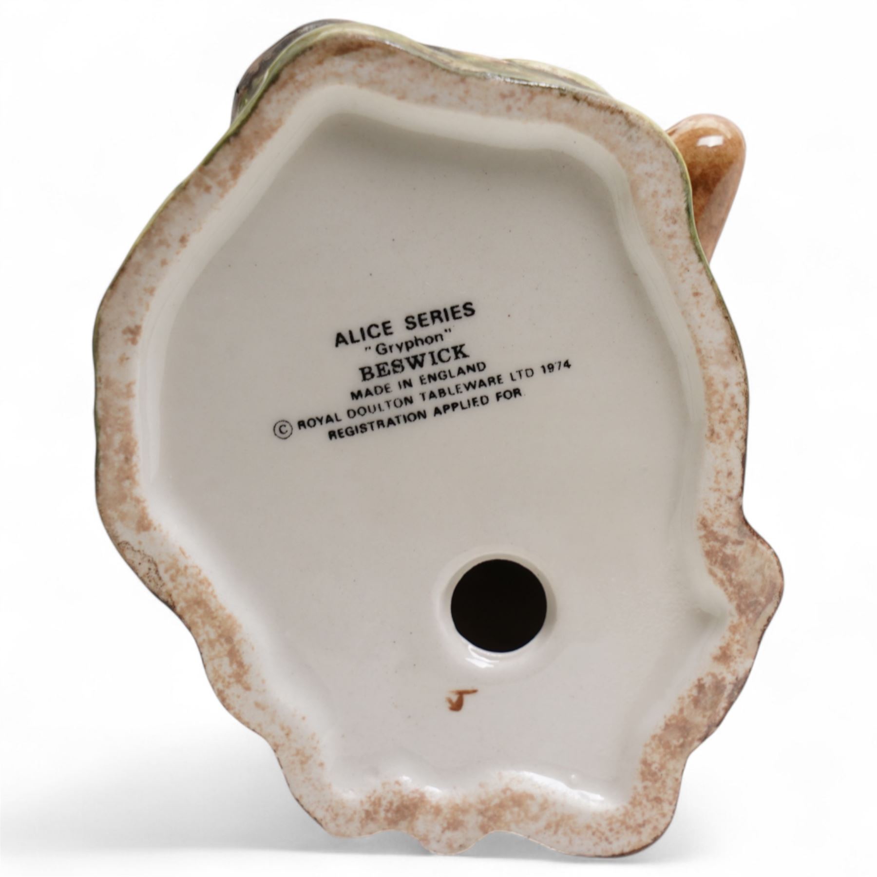 Nine Beswick Alice in Wonderland, including Alice, Queen of Hearts, King of Hearts, Gryphon, Dodo, Mock Turtle etc  