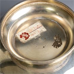 Indian silver footed bowl, of circular form with pierced sides, H8cm, D15cm