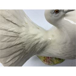 Beswick model of fan tail dove, no.1614, H15cm