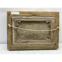 Alfred Henry Vickers (British 1853-1919): Village Street Scenes, pair oils indistinctly signed and dated '09, one indistinctly titled 19cm x 29cm (2) 
Notes: Previously Lot 142 Autumn Art 2021