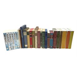Folio Society books, to include Jeeves & Wooster by P.G. Wodehouse; six book box set, Crimes and stories from the Strand, Queen Victoria our life in the Highlands, The Age of Scandal 