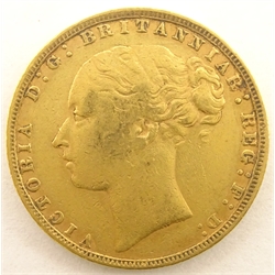  Queen Victoria 1876 gold full sovereign   