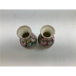 Collection of mostly Oriental ceramics, to include three 20th century Japanese Satsuma vases, two Japanese Imari plates, etc. 