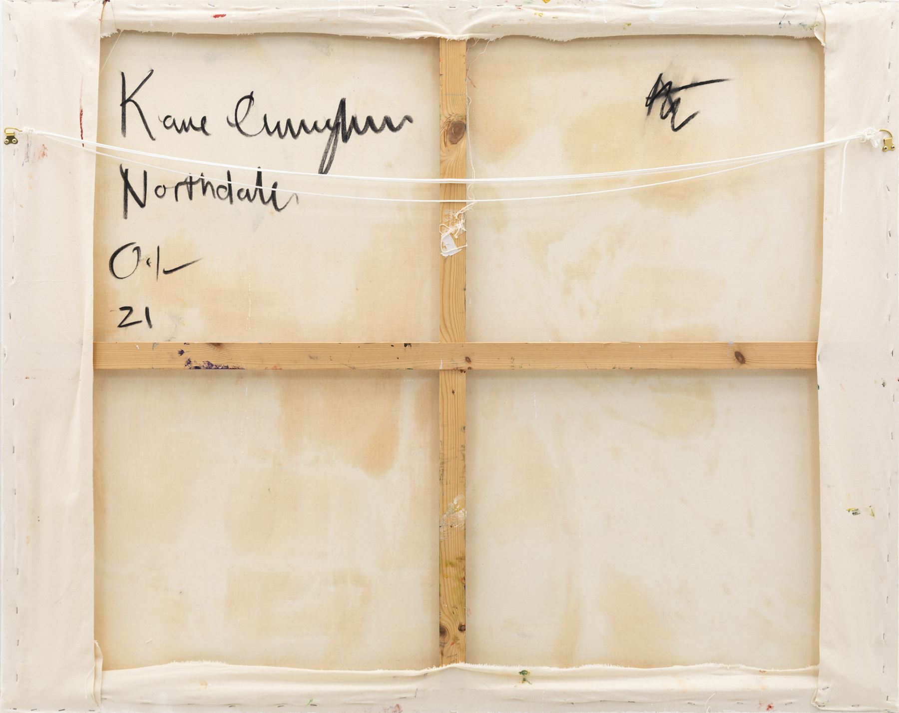 Kane Cunningham (British 1961-): 'Northdale', oil on canvas, signed titled and dated '21 verso 119cm x 149cm