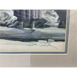 John Cooper (British 1942-) after Frank Meadow Sutcliffe (British 1853-1941): New Quay Fish Stall - Whitby (B-30A), gouache signed 37cm x 54cm