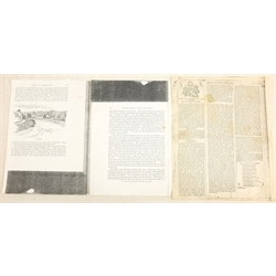 After Imogen Collier (British fl.1898-1904): The Sinnington Hunt, photogravure inscribed 'From the Picture Presented to Penn Sherbrooke Esq. and Mrs Sherbrooke by the members of the Sinnington Hunt 1905' in the plate, together with three other pictures relating to Jack Parker and the Sinnington Hunt, max 35cm x 55cm (4)