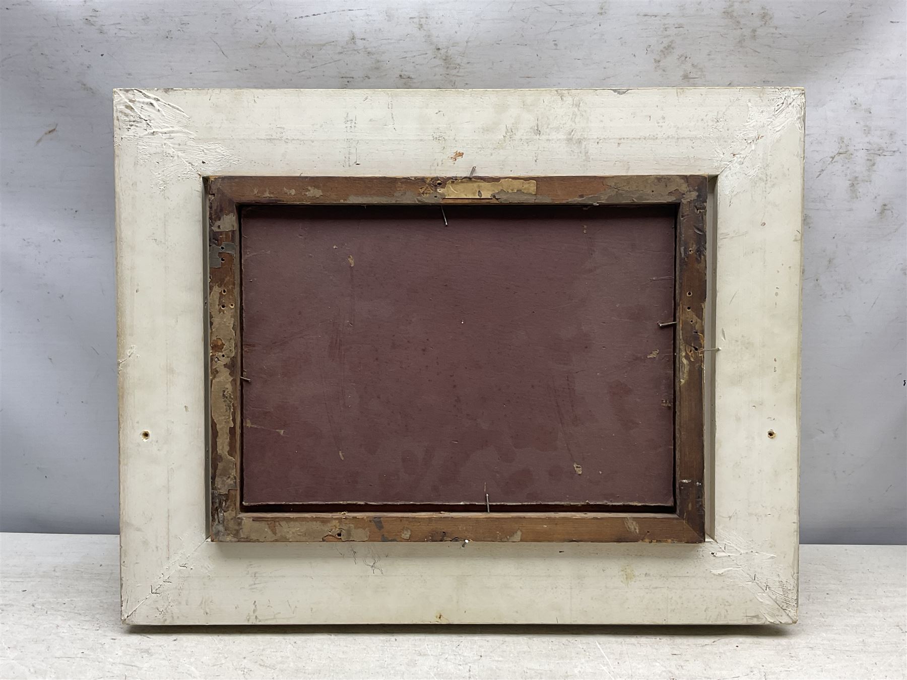 Charles Smith (British 19th Century): Sunset Over a Flatland Landscape, oil on board signed 20.5cm x 30cm 