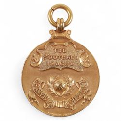 Football League Championship Division 2 9ct gold medal, awarded to Colin Appleton of Leice...