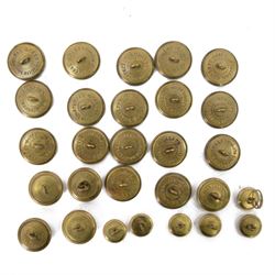 Set of brass animal buttons marked Special Quality, together with a set of Queen Elizabeth II buttons by Pitt & Co