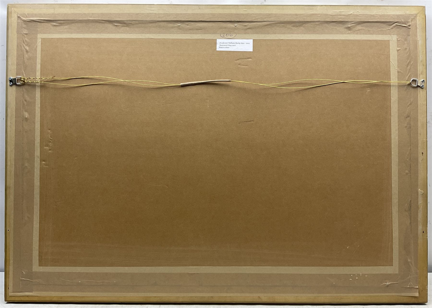 Frederick William Booty (British 1840-1924): Panoramic View over Runswick Bay, watercolour signed and dated 1905 (beneath the mount) 40cm x 71cm