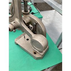 John Hunt Alma Works Bolton - cast iron pie press - THIS LOT IS TO BE COLLECTED BY APPOINTMENT FROM DUGGLEBY STORAGE, GREAT HILL, EASTFIELD, SCARBOROUGH, YO11 3TX