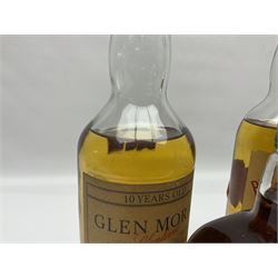 Five Single Malt Scotch Whiskys, including Aberlour Glenlivet 9 year old, Tamnavulin Glenlivet, Bruichladdich etc, various contents and proof (5)