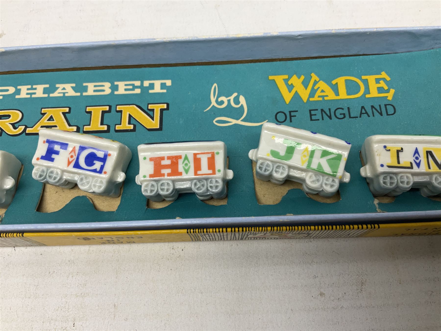 1950s boxed Wade Alphabet Train (a/f)