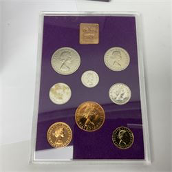 Eleven Great British and Norther Ireland 1970 proof coin year sets, all in plastic displays with card covers