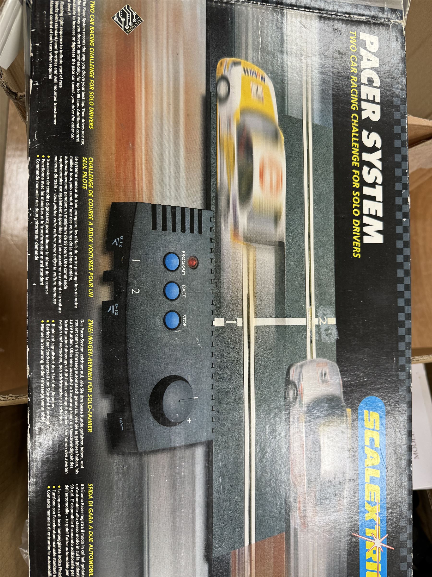 Quantity of Scalextric, including various sets; Digital Driver, Nissan Championship, Moto GP1, App Race control set and a collection of track and other accessories as per list