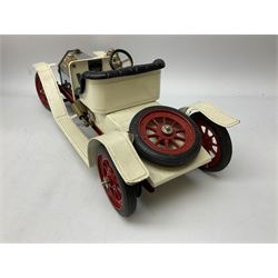 Mamod Steam Roadster; boxed with steering rod.