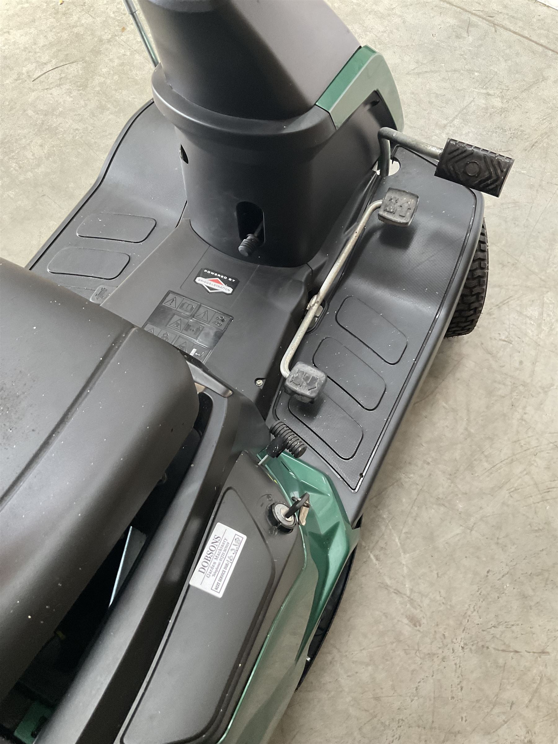 Atco Rider 27H petrol ride on lawnmower, very little use