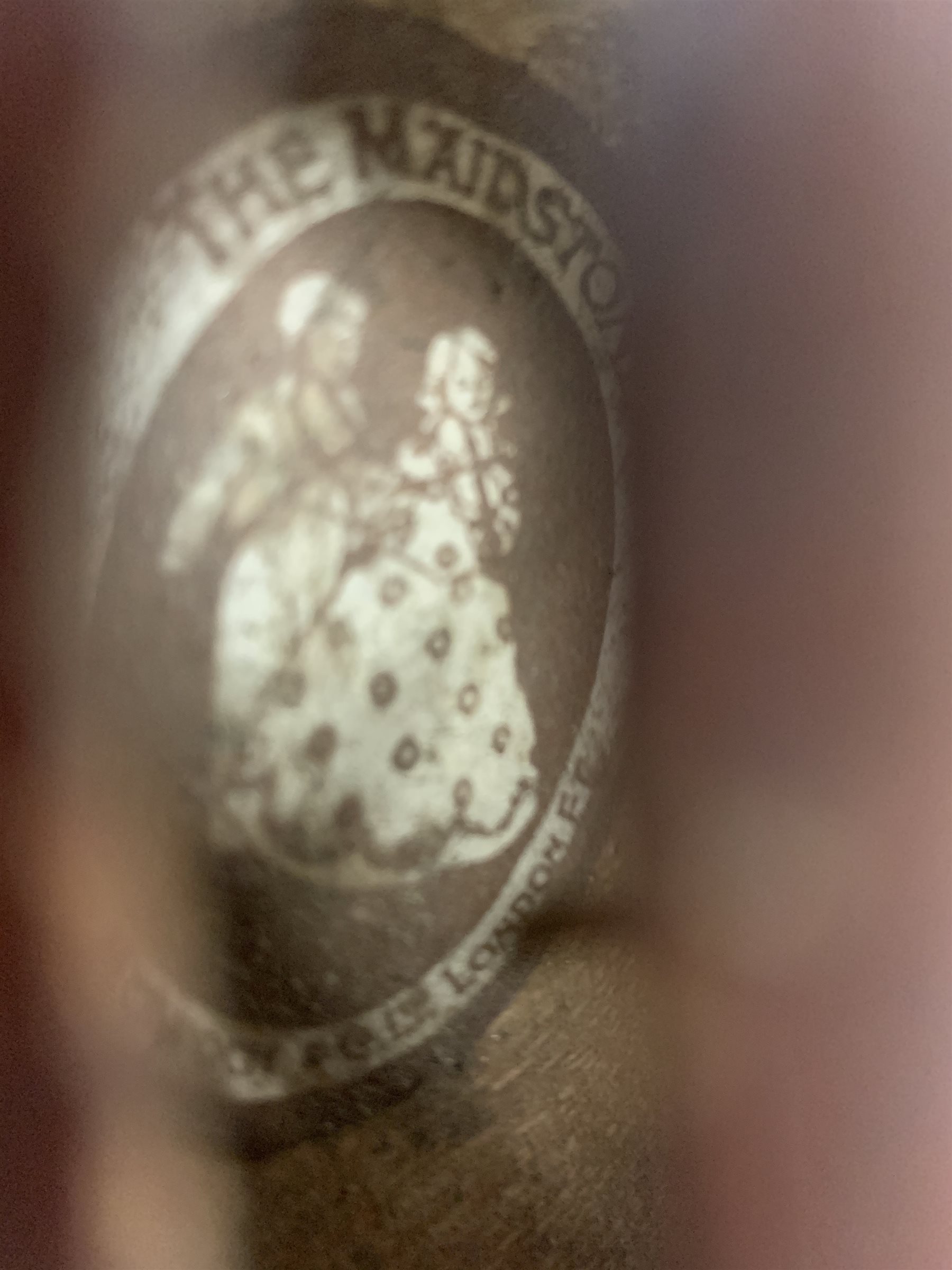 An early 20th century violin, The Maidstone, Murdoch & Co, London, with one piece maple back and spruce top, 60cm long, with bow, and ebonised coffin shaped case. 