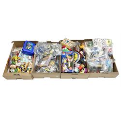 Large quantity of Mcdonalds toys to include Matchbox in four boxes