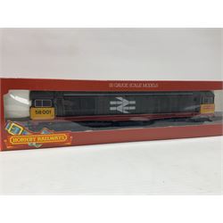 Hornby '00' gauge - Class 25 Bo-Bo Diesel Electric locomotive No.25247; Class 37 Co-Co Diesel Electric locomotive No.37130; Class 47 Co-Co Diesel Electric locomotive 'City of York' No.47568; and Class 58 Co-Co Diesel Electric locomotive No.58001; all boxed (4)