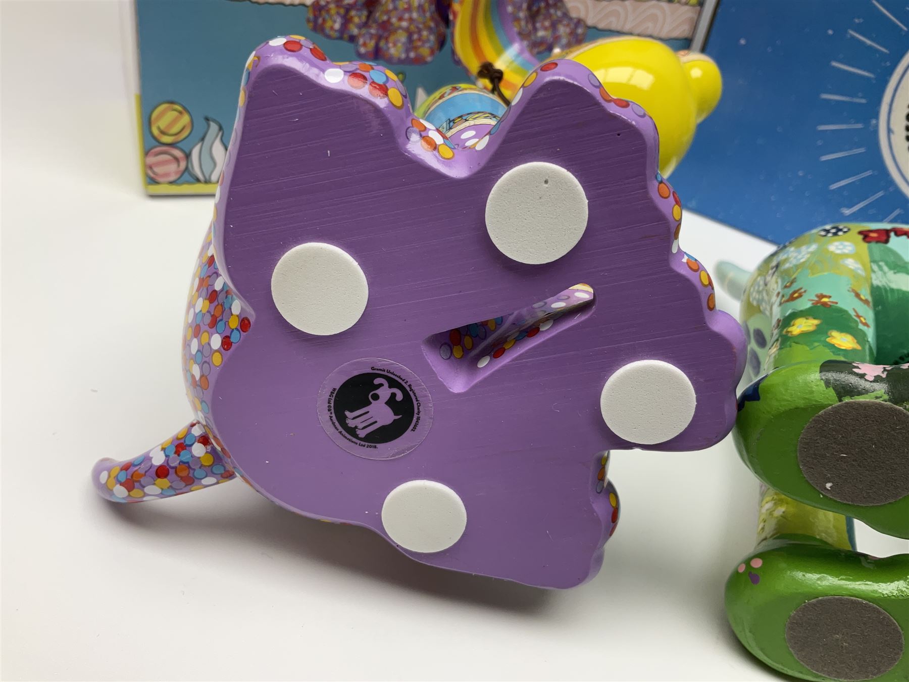 Wallace & Gromit - Gromit Unleashed: two Aardman Animations The Grand Appeal 'Gromit Unleashed' figures comprising Sprinkles and Blossom, both with boxes