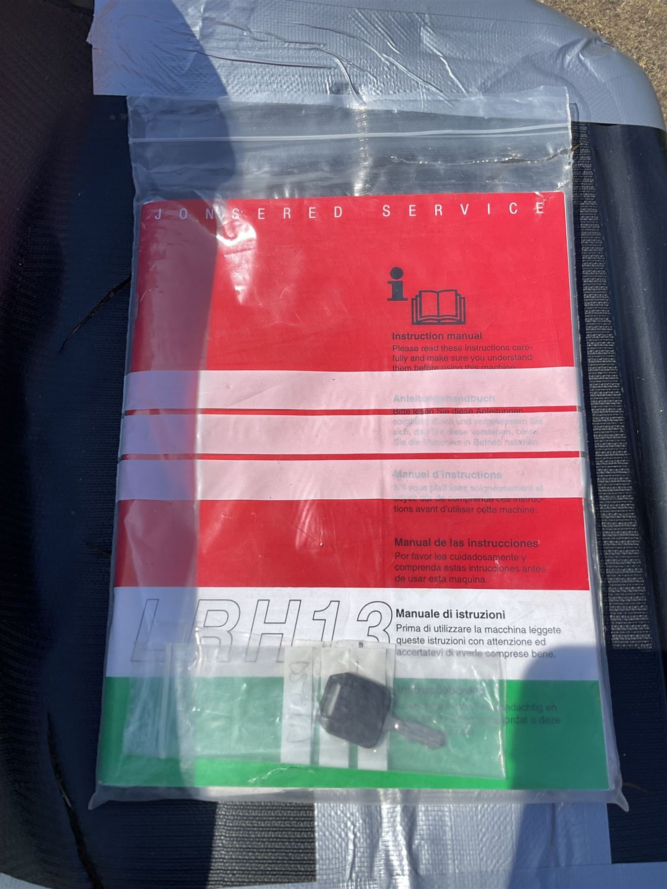 Jonsered LRH13 36” ride on mower with Briggs & Stratton 12.5hp motor THIS LOT IS TO BE COLLECTED BY APPOINTMENT FROM DUGGLEBY STORAGE, GREAT HILL, EASTFIELD, SCARBOROUGH, YO11 3TX