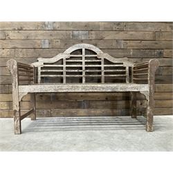  Lutyens design teak garden bench
