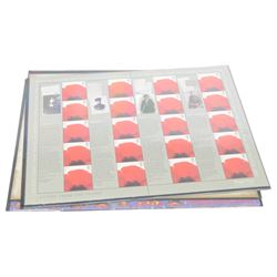 Queen Elizabeth II mint decimal stamps, all in smiler sheets, face value of usable postage approximately 350 GBP