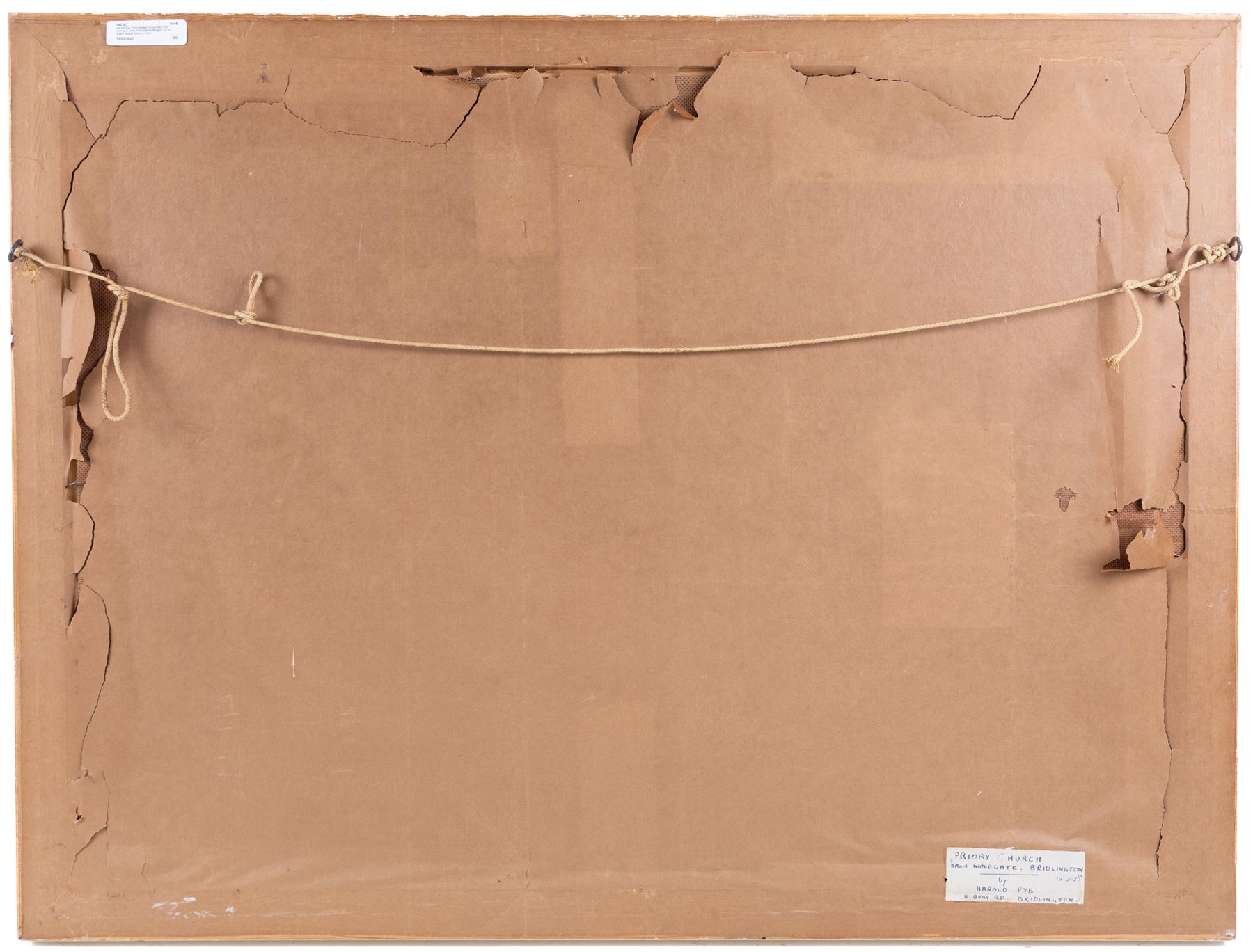 Harold Pye (Fylingdales Group Mid-20th Century): View Towards Bridlington, oil on board signed 55cm x 75cm 