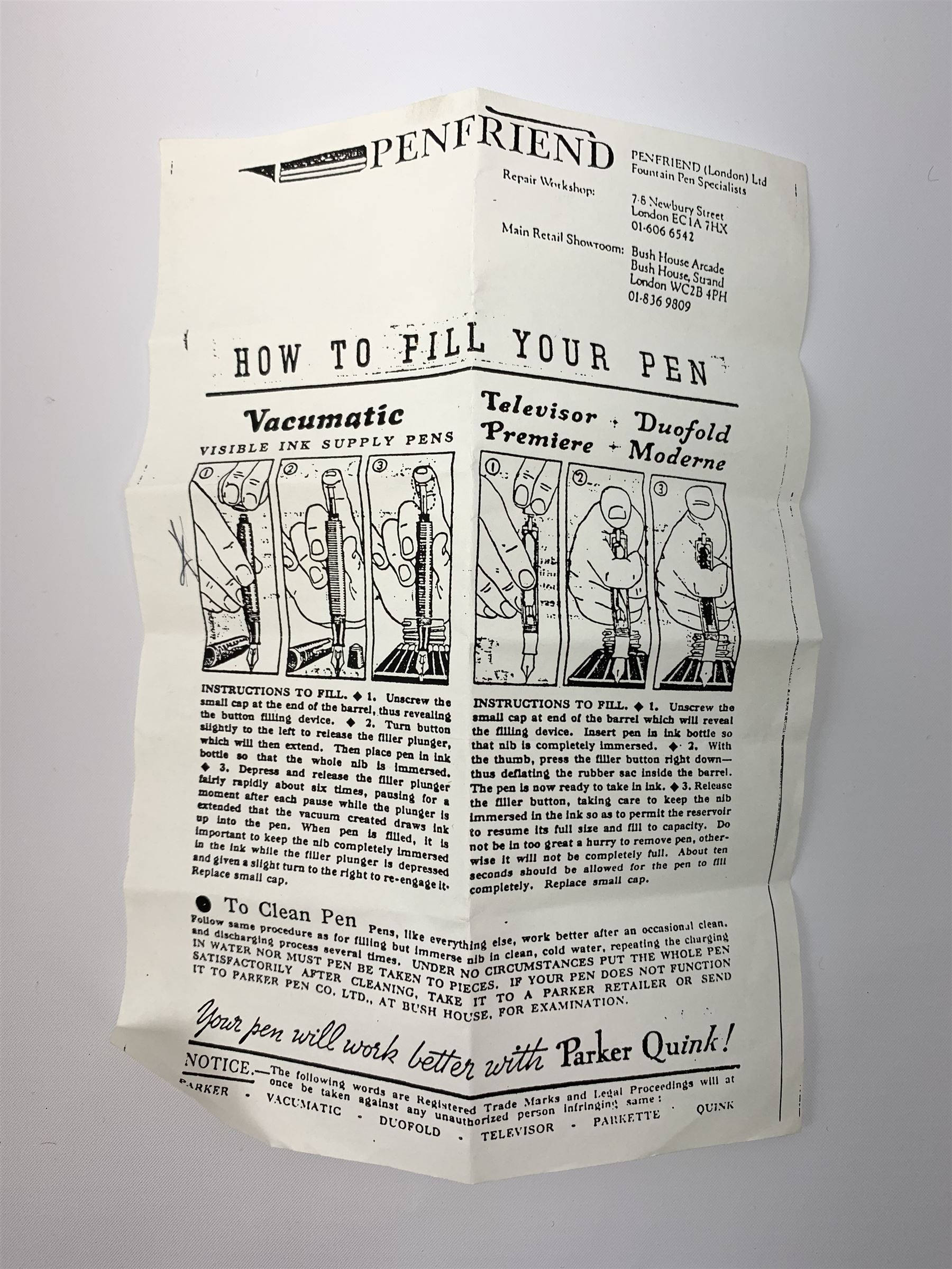 An Omas 360 fountain pen, the black triangular section body with gold coloured clip and banding, and Greek Key border to the cap, the bicolour nib marked 750 18K.