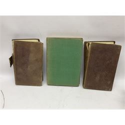 Books - Natural History - Robert Mudie, Mudies British Birds, The Feathered Tribes of the British Isles, two volumes, second edition, Whittaker & Co., Ave Maria Lane, London, 1735, chromolithographic plates, Peter Scott, Morning Flight, A Book of Wildfowl, Hazell, Watson & Viney Ltd, London and Aylesbury, 1947, F B Kirkman & F C R Jourdain, British Birds, London T C & E C jack Limited, Edinburgh, 1932, plus other examples on ornithology, (7)


