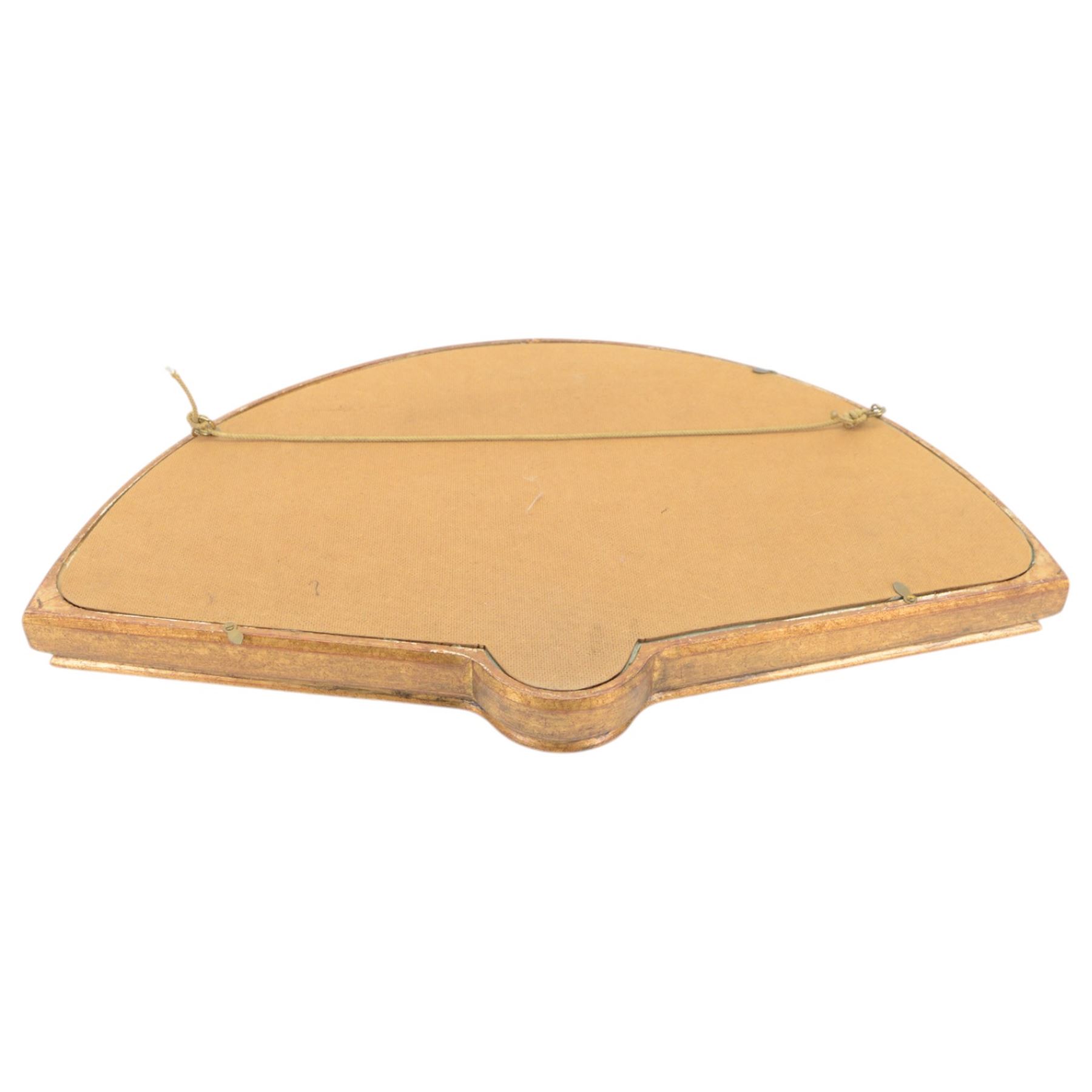 18th century fan, possibly Italian, the mother-of-pearl sticks and guard carved, pierced, silvered and gilded, the silk leaf painted with figures at various pursuits in gardens after Fragonard, within a border of brightly painted flowers, silvered sequins and gilt foliage, framed and glazed, overall H37cm L60cm

Provenance: From the Estate of the late Dowager Lady St Oswald