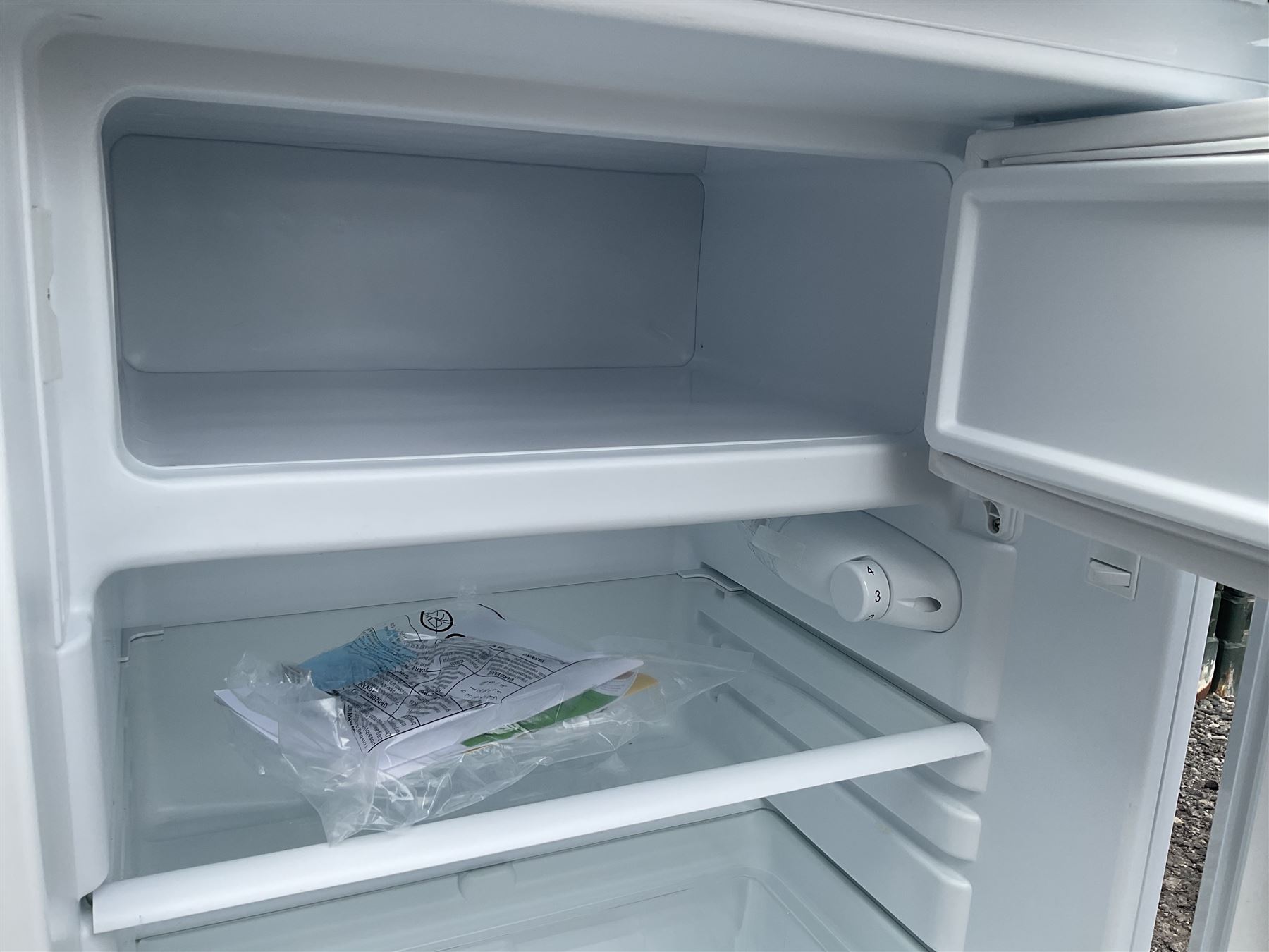  LEC R5517W/S/B, White under counter fridge with Ice Box - THIS LOT IS TO BE COLLECTED BY APPOINTMENT FROM DUGGLEBY STORAGE, GREAT HILL, EASTFIELD, SCARBOROUGH, YO11 3TX