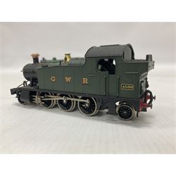 ‘00’ gauge - three kit built locomotives comprising Class J83 0-6-0T no.8477 finished in LNER green; GWR Class 4575 2-6-2T no.4589 finished in GWR green; GCR Class 9N/A5 4-6-2T no.169 finished in GCR green (3) 