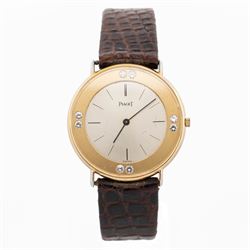 Piaget Altiplano ultra thin 18ct gold diamond set manual wind wristwatch, Ref. 2642, Cal. ...