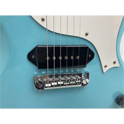 Epiphone Junior Model electric guitar in blue, serial no.C197013908 L98cm