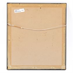 Alan Coates (British Contemporary): 'Nude 4', limited edition etching No.3/12 signed and titled 20cm x 14cm; Sarah J Venus (British Contemporary): Corsets, lino cut 21cm x 19cm; William 