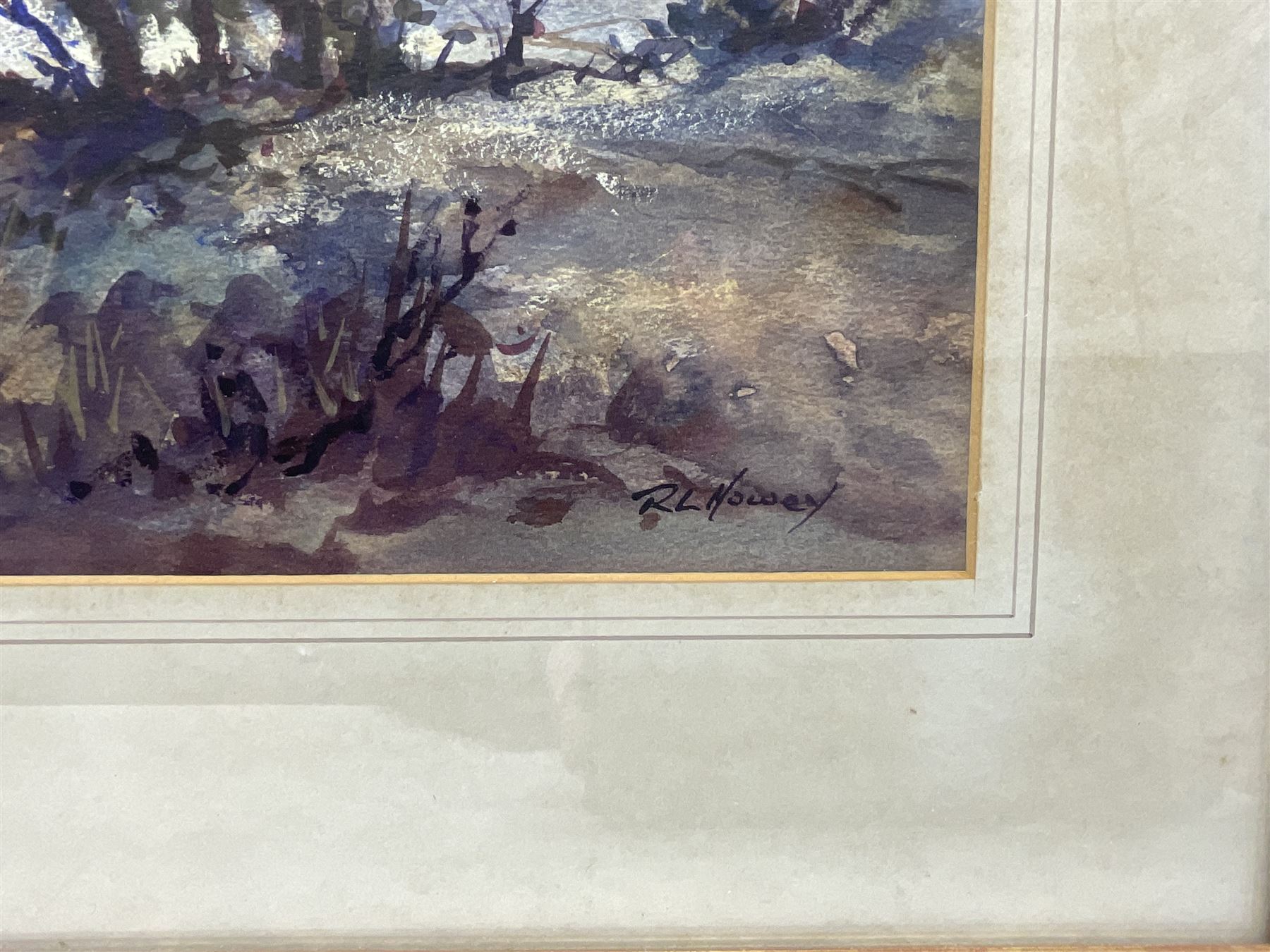 Robert Leslie Howey (British 1900-1981): 'Roseberry Topping - Cleveland Yorkshire', mixed media signed, titled verso 37cm x 44cm