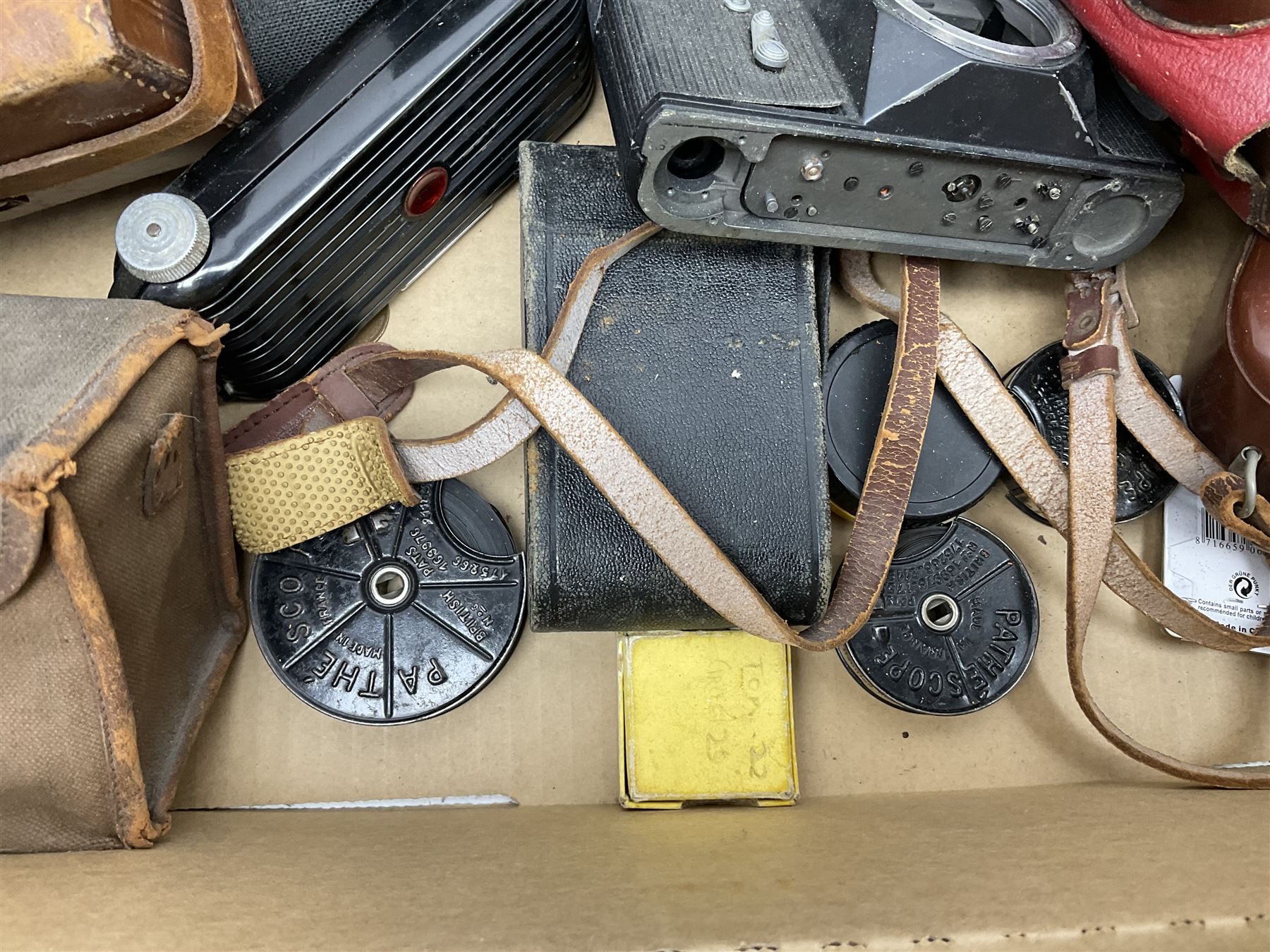 Corfield Periflex Gold Star camera body with Lumax 1:2:4 50mm lens, and other camera bodies and equipment