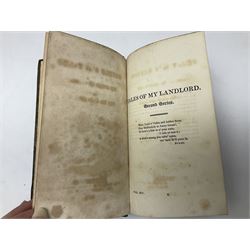 Sir Walter Scott; 15 volume set of the Waverley novels, published in Edinburgh in 1821