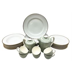 Thomas Jonelle dinner wares for six comprising dinner plates, side plates and bowls, together with Denby coffee service for six