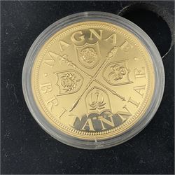 'HRH Prince George of Cambridge The Royal Baby' gold commemorative medallion, weighing 34 grams of 22 carat gold, cased with certificate