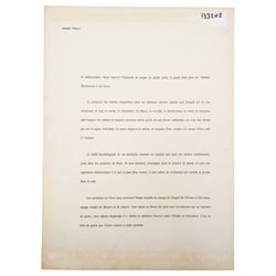 Marc Chagall (Russian/French 1887-1985): 'Les Monstres de Notre-Dame', offset colour lithograph pub. Derriere le Miroir 38cm x 28cm (unframed)