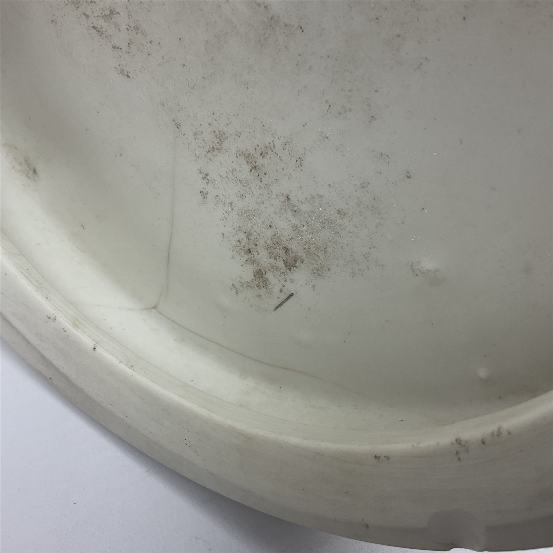 19th century Copeland Parian Ware figure, after R Monti, modelled as Lady Godiva, upon a circular titled plinth, signed and dated verso R Monti 1870, impressed to base Copyright Reserved Copeland, overall H22cm