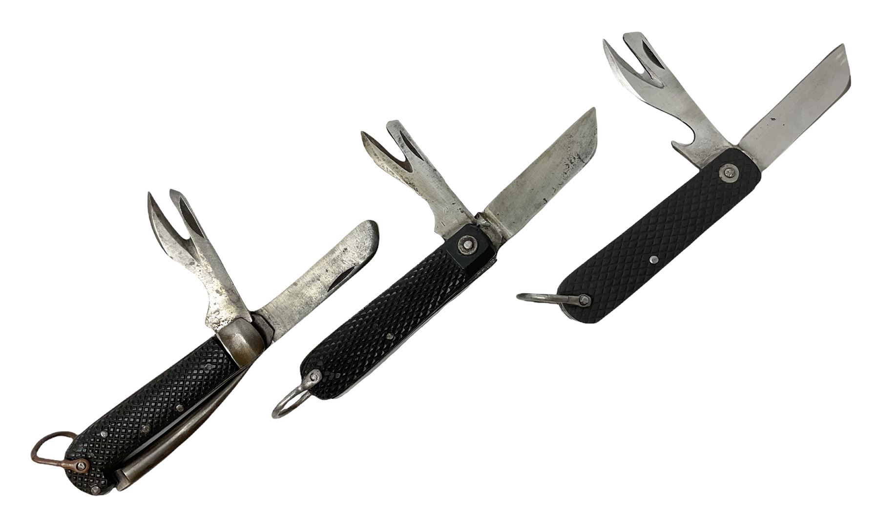 WW2 British army folding jack/clasp knife with blade and can opener