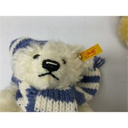 Steiff - Club issued set of four teddy bears depicting the four seasons, Winter EAN 028205, Autumn EAN 028199, Spring EAN 028175 and Summer EAN 028182; all boxed with labels (4)