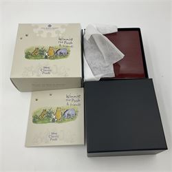 The Royal Mint United Kingdom 2022 'Winnie the Pooh and Friends' gold proof fifty pence coin, cased with certificate